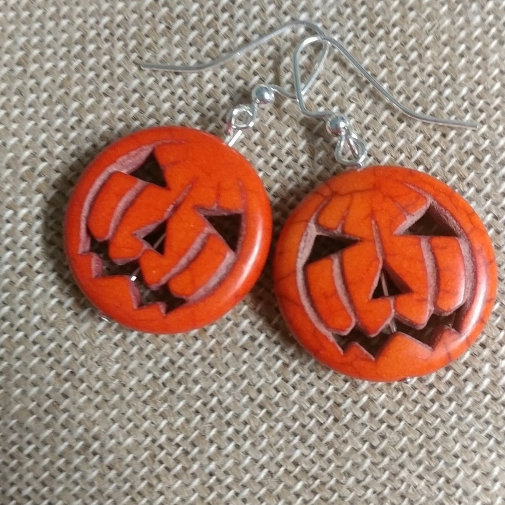 Pumpkin jack o lantern jewerly